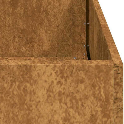 Plantenbak – Bloembak – Bloempot – Moestuinbak – Balkonbak – Groot – Weerbestendig Staal – Rechthoekig 120x40x40 cm – Duurzaam Metalen Design – Eenvoudige Montage