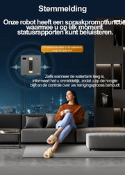 Robot raamreiniger - Dubbele Watersproeier - Slim Geheugen - Hoge Vacuümaanzuiging - Lasersensor - Robot voor het Reinigen van glas - App besturing