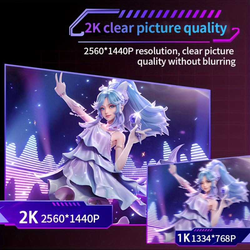 32-inch Curved Monitor – 2K Scherm – Gaming Monitor – PC Scherm – Computerscherm – 180Hz Verversingssnelheid – 2560x1440 Resolutie