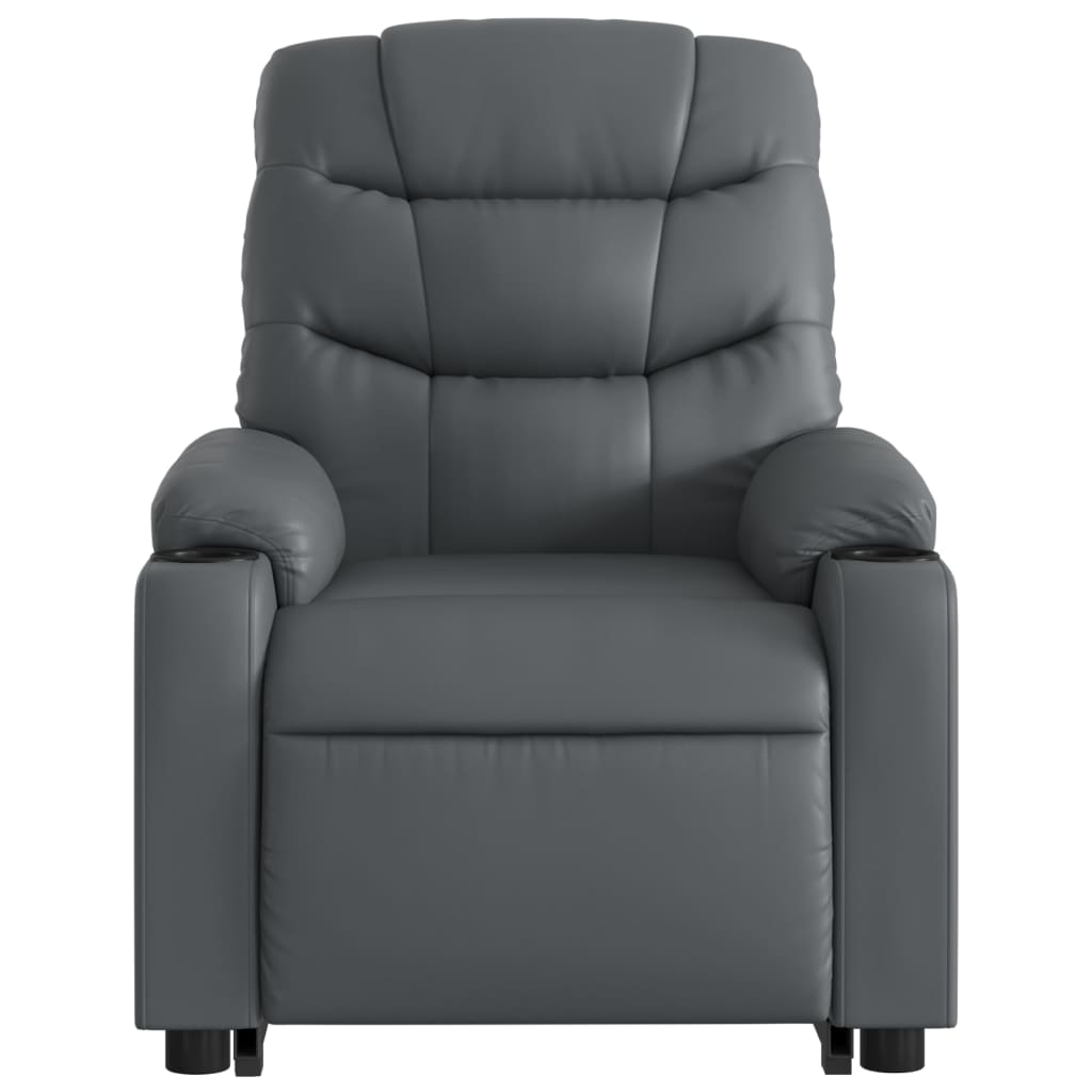 Sta-op Stoel Elektrisch – Verstelbare Fauteuil – Relaxstoel – Elektrische Relaxfauteuil – Stoel Met Sta-op Functie – Kunstleer Bekleding – Tot 135 Graden Verstelbaar