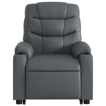 Sta-op stoel – Elektrische Relaxstoel – Verstelbare Fauteuil – Massagezetel – Comfortabele Stoel – Kunstleer Bekleding – Vibratiefunctie & 135° Verstelbare Rugleuning