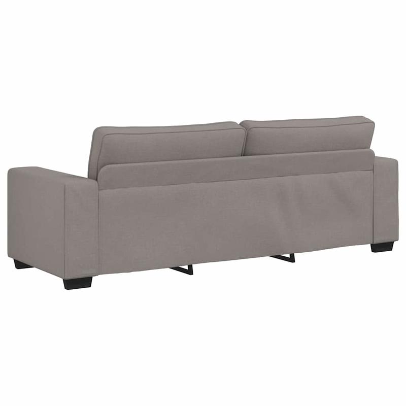 3-Zits Bank – Sofa – Zetel – Loveseat – Couch – Taupe – 180 cm – Zachte Stof – Comfortabel Design