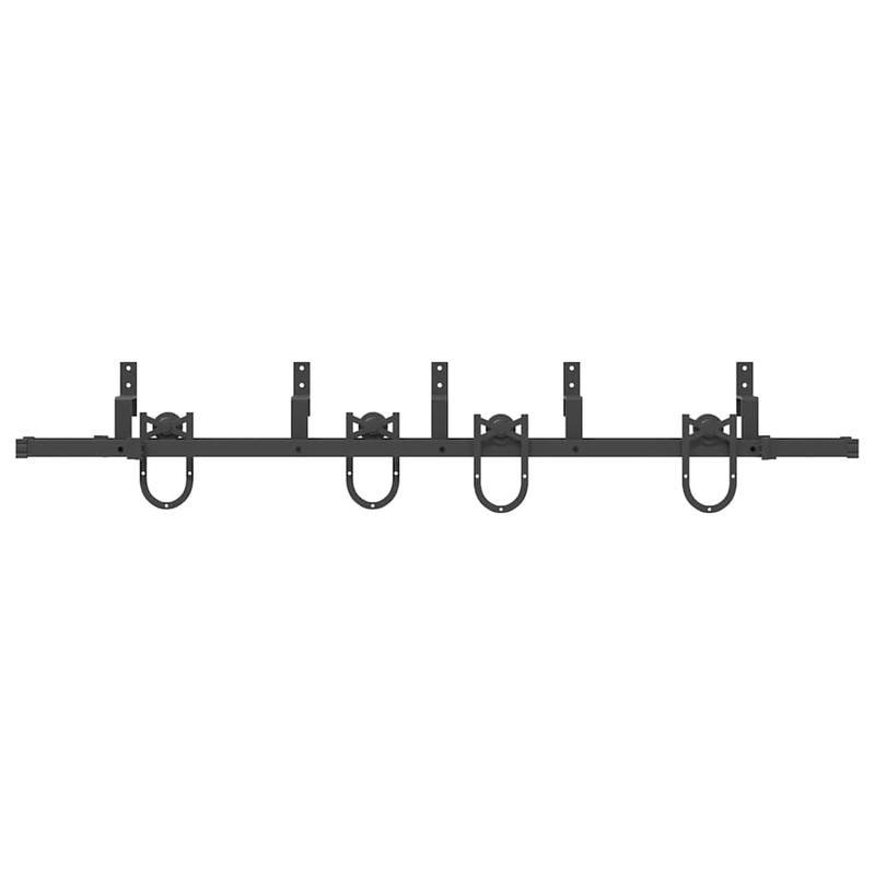 Schuifdeur Set – Schuifdeursysteem – Kamerverdeler – Afscheidingsdeur – Binnendeur Schuifdeur – 200 cm Stalen Rail – Matzwarte Industriele Afwerking
