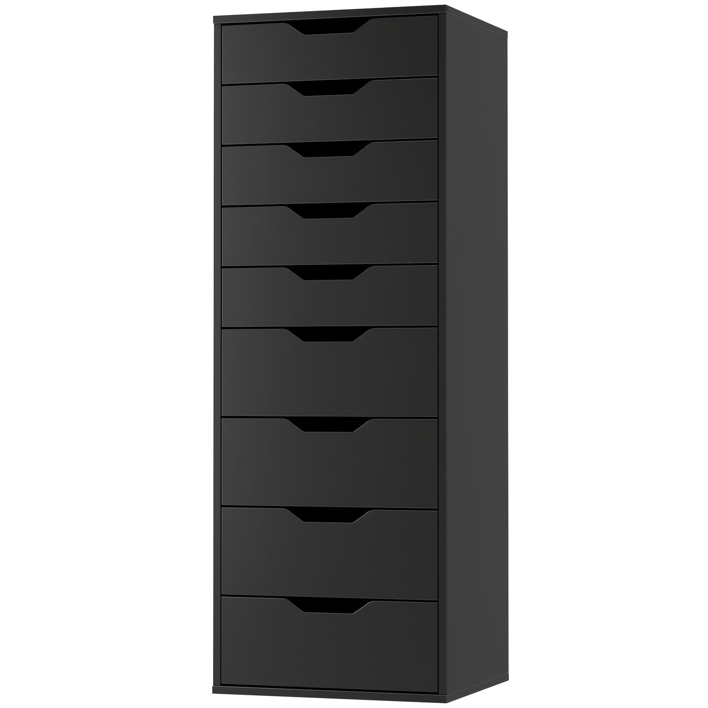 Witte Dressoir – Ladekast – Opbergkast – Kast – Kledingkast – 6 Ruime Lades – Duurzaam Hardhout – Gouden Handgrepen