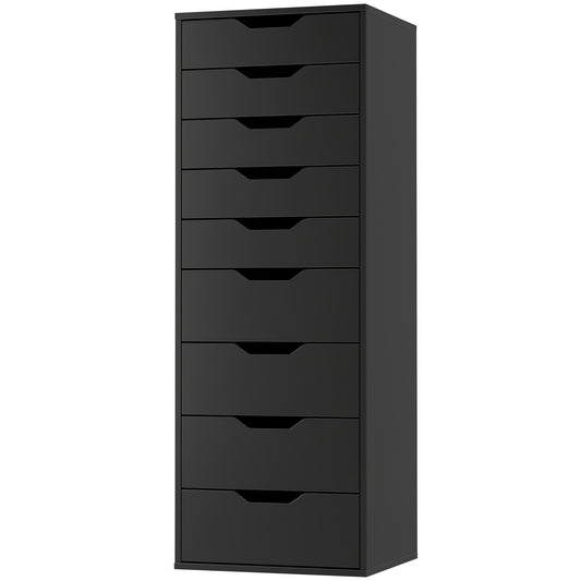 Witte Dressoir – Ladekast – Opbergkast – Kast – Kledingkast – 6 Ruime Lades – Duurzaam Hardhout – Gouden Handgrepen