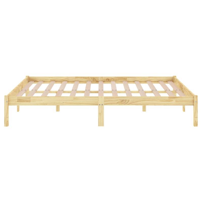 Eenpersoonsbed – Bedframe – Small Double Bed – Opbergbed – Bed Met Laden – 120x190 cm – Stevige Structuur – Eenvoudig Montage – Bruin