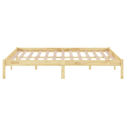 Eenpersoonsbed – Bedframe – Small Double Bed – Opbergbed – Bed Met Laden – 120x190 cm – Stevige Structuur – Eenvoudig Montage – Bruin