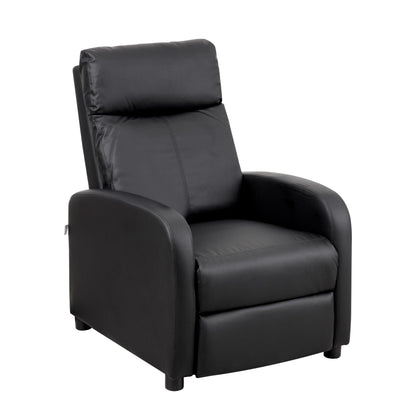 Elektrische Relaxfauteuil – Relaxstoel – Loungefauteuil – Verstelbare Stoel – Recliner – Zacht Schuim – Afstandsbediening & Voetensteun – Compact 66x75x99 cm
