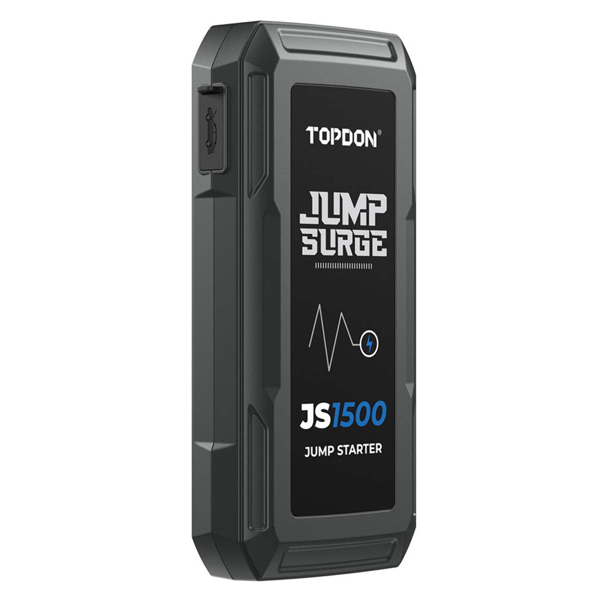 Topdon - JS1500 - Jumpstarter voor Auto - Startkabels - Starthulp - 1000A - 12V - Jumpstarters - Powerbank 10000mAh - Zwart - QUORE