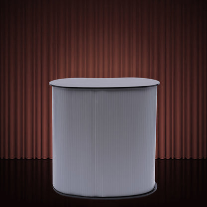 Mobiele Balie – Receptiebalie – Beursbalie – Promotiebalie – Presentatietafel – Compact en Lichtgewicht – Inclusief Draagtas