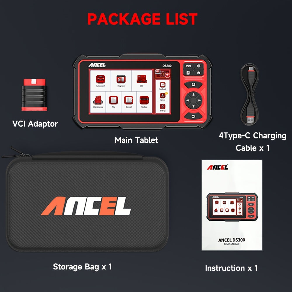 Draadloze OBD2 Scanner – Auto Diagnosetool – Foutcode Uitlezer – Voertuig Scanner – Diagnosesysteem – Bidirectioneel – 28+ Resetfuncties – Compact & Gebruiksvriendelijk