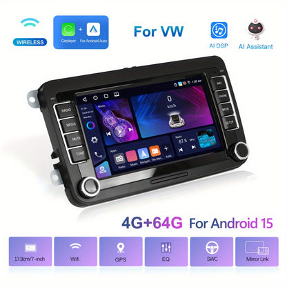 Autoradio – Car Radio – Auto Radio – Multimedia Systeem – In-Car Entertainment – 12,7 Inch HD Touchscreen – Wireless CarPlay & Android Auto met Camera en Microfoon