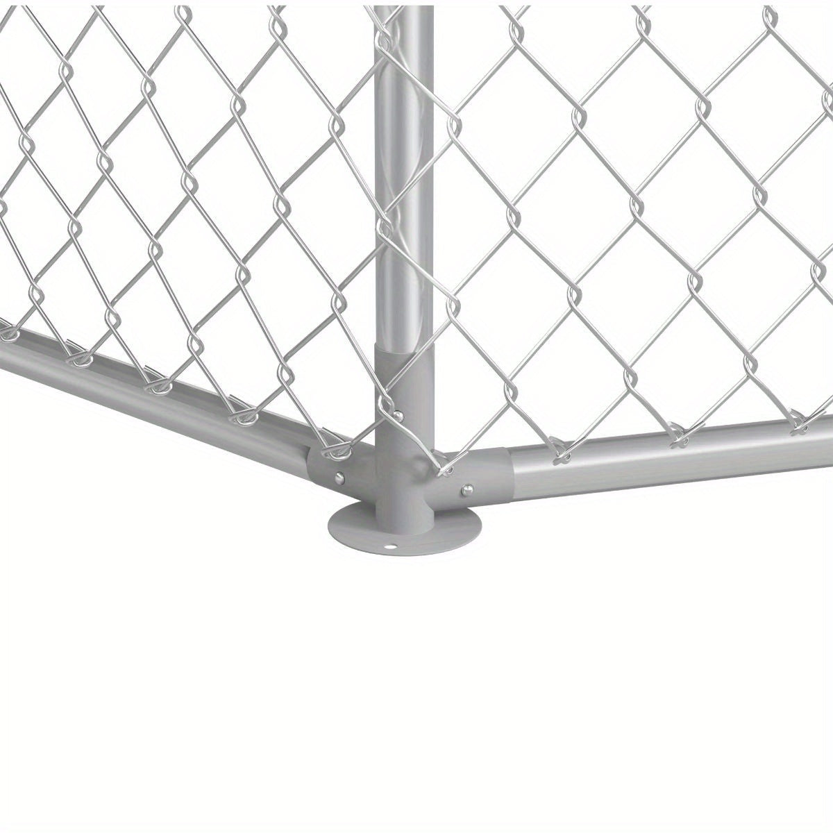 Kippenren – Kippenhok – Buitenren – Dierenren – Pluimveerun – Gegalvaniseerd Stalen Frame – Vergrendelbaar Waterafstotend Dak – 280x250x165 cm – Veiligheid & Eenvoudig Op Te Zetten