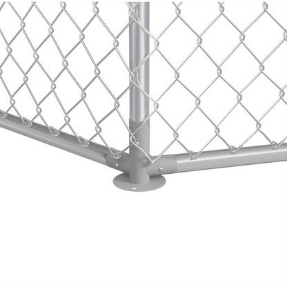 Kippenren – Kippenhok – Buitenren – Dierenren – Pluimveerun – Gegalvaniseerd Stalen Frame – Vergrendelbaar Waterafstotend Dak – 280x250x165 cm – Veiligheid & Eenvoudig Op Te Zetten