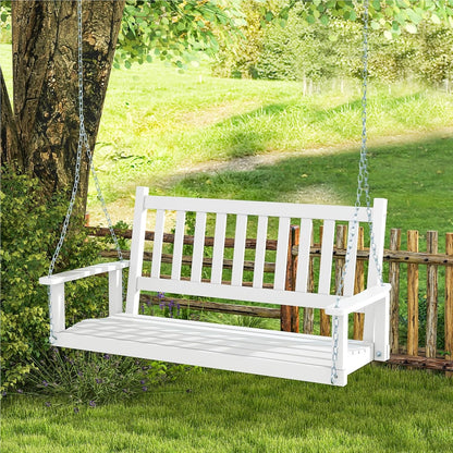 Houten Hangbank – Tuinschommel – Schommelbank – Buitenbank – Hangstoel – 2-Zits Zwaailijst – Draagvermogen 230 kg