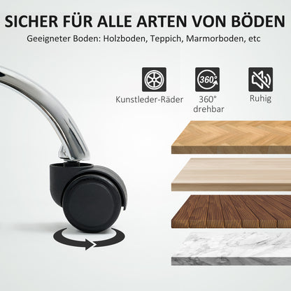 Bureaustoel – Bureaustoel Met Wielen – Bureaustoel Verstelbaar – Bureaustoel Draaibaar – Bureaustoel Hoogte Verstelbaar – Zwart – Ergonomisch Comfort – Stevig Duurzaam Frame