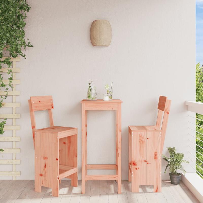 Bar stool 2pcs 40x48.5x115.5cm solid wood Douglasia, Bar Seating, Kitchen Stools, Modern Bar Stools, Stylish Seating, Hardwood Construction, Durable Stools, Counter Height Stools, Wooden Stools