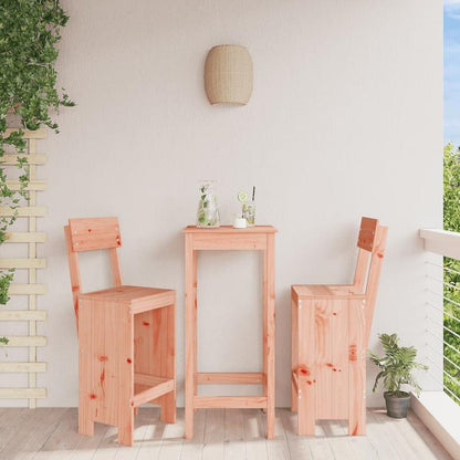 Bar stool 2pcs 40x48.5x115.5cm solid wood Douglasia, Bar Seating, Kitchen Stools, Modern Bar Stools, Stylish Seating, Hardwood Construction, Durable Stools, Counter Height Stools, Wooden Stools