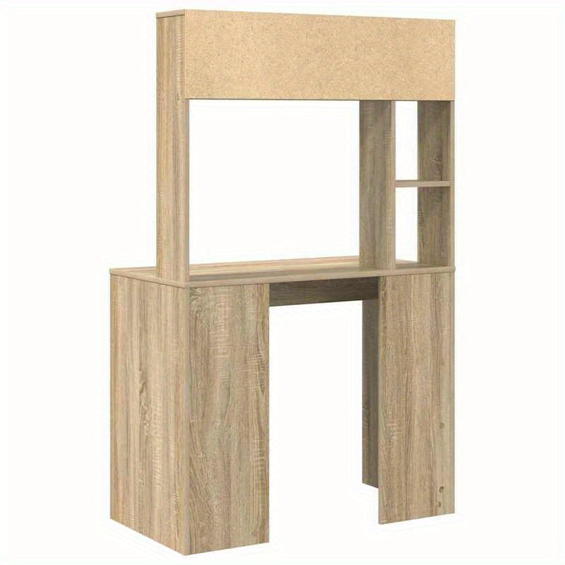 Hoekbureau – Bureau – Werkplek – Computertafel – Schrijftafel – L-vormig – Sonoma Eikenhout – Compact 91x50 cm – Met Opberglade