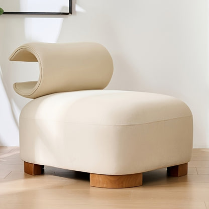 Chillstoel – Fauteuil – Relaxstoel – Zitzak – Loungestoel – Wit – Katoenen Vulling – Onderhoudsvriendelijke Stof