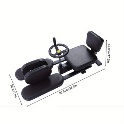 Legextensionapparaat – Beenstrekmachine – Stretchapparaat – Splittrainer – Heupabductiemachine – Maximale Rekhoek 180° – Stevig Stalen Frame