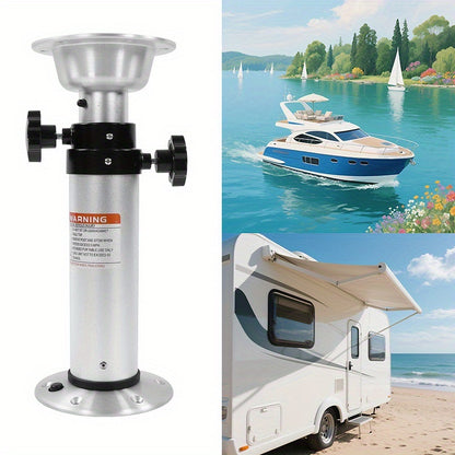 campingtischpoot – verstelbare tafelpoot – campingtafel poot – boot tafelpoot – camper tafelpoot – 3-niveaus verstelbaar 42-75 cm – duurzaam aluminium telescopisch