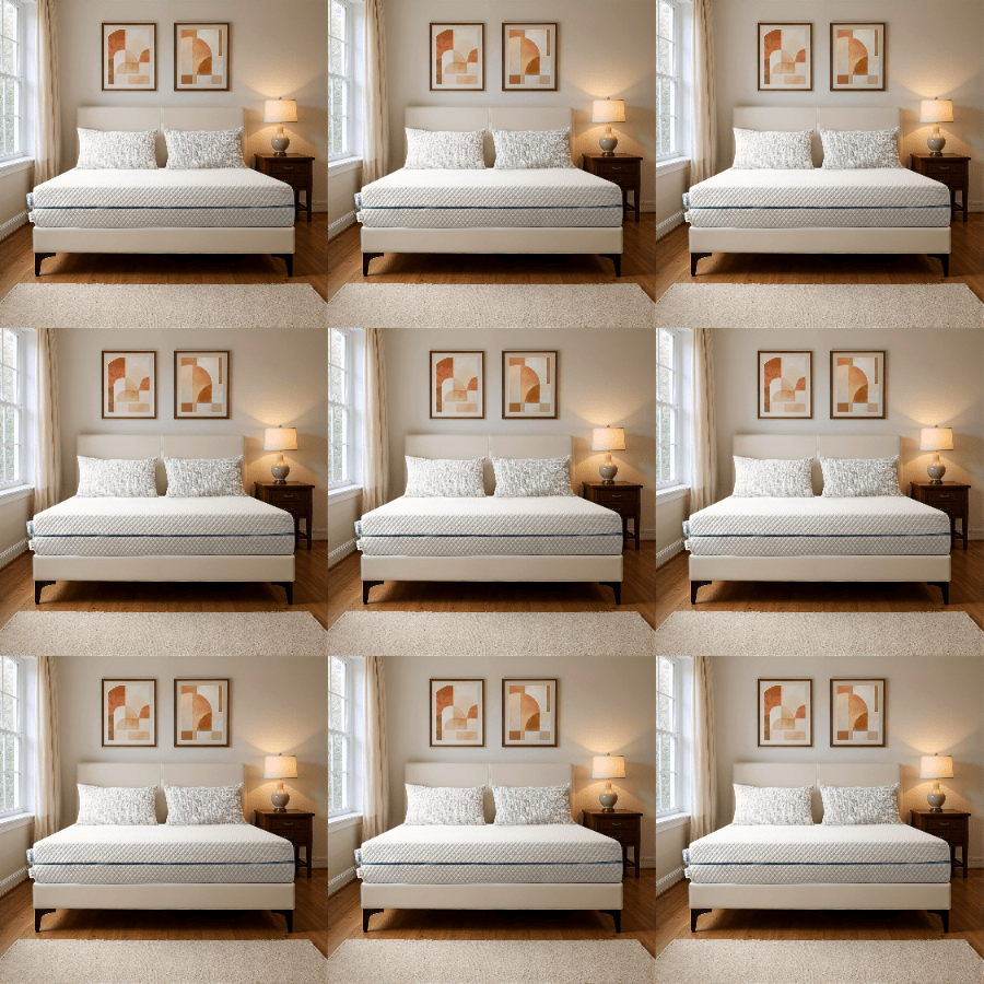 Matras – Bedmatras – Slaapmatras – Ondersteuningsmatras – Pocketveringmatras – 90x200 cm – Memory Foam – Hypoallergeen – Medium Stevig – Afneembare Wasbare Microvezelhoes – Motion Isolation – Randondersteuning