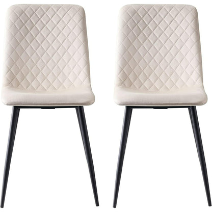 Eetkamerstoel – Designstoel – Velvet Stoel – Metalen Stoel – Lexi Stoel – Set Van 4 – Ergonomisch Comfort – Stijlvolle Metalen Poten