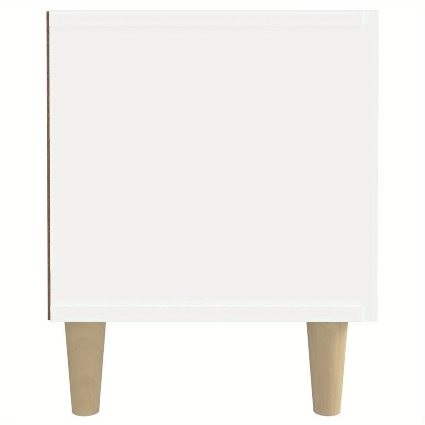 TV Meubel – TV Kast – TV Meubelkast – TV Dressoir – Tv Meubel Wit – Massief Eucalyptus Hout – 180x31,5x40 cm – Minimalistisch Design Met Deuren En Planken