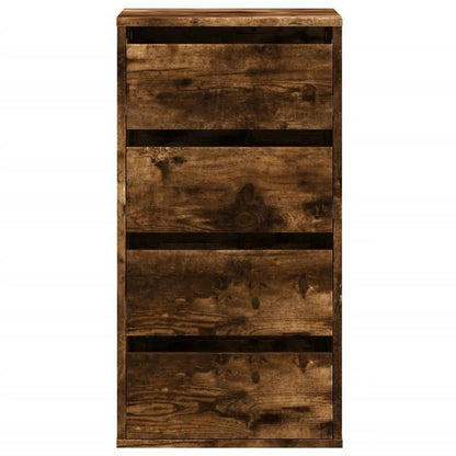 Modern Minimalist Solid Wood Storage Cabinet with Lockable Drawers & Open Shelves - 40x41x76cm Freestanding Organizer with Golden-Toned Hardware, Natural Wood Grain Finish, Easy Assembly for Bedroom, Living Room, Home Office