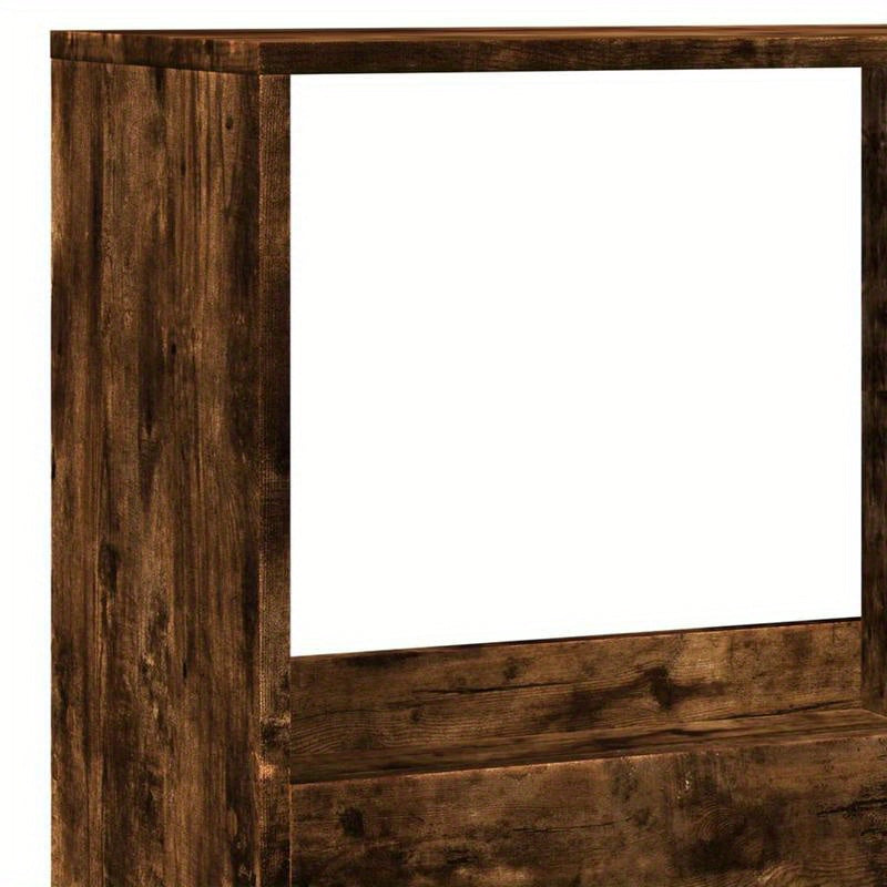 Kamerscherm 100x33x175cm Bewerkt Hout Gerookt Eikenkleurig
