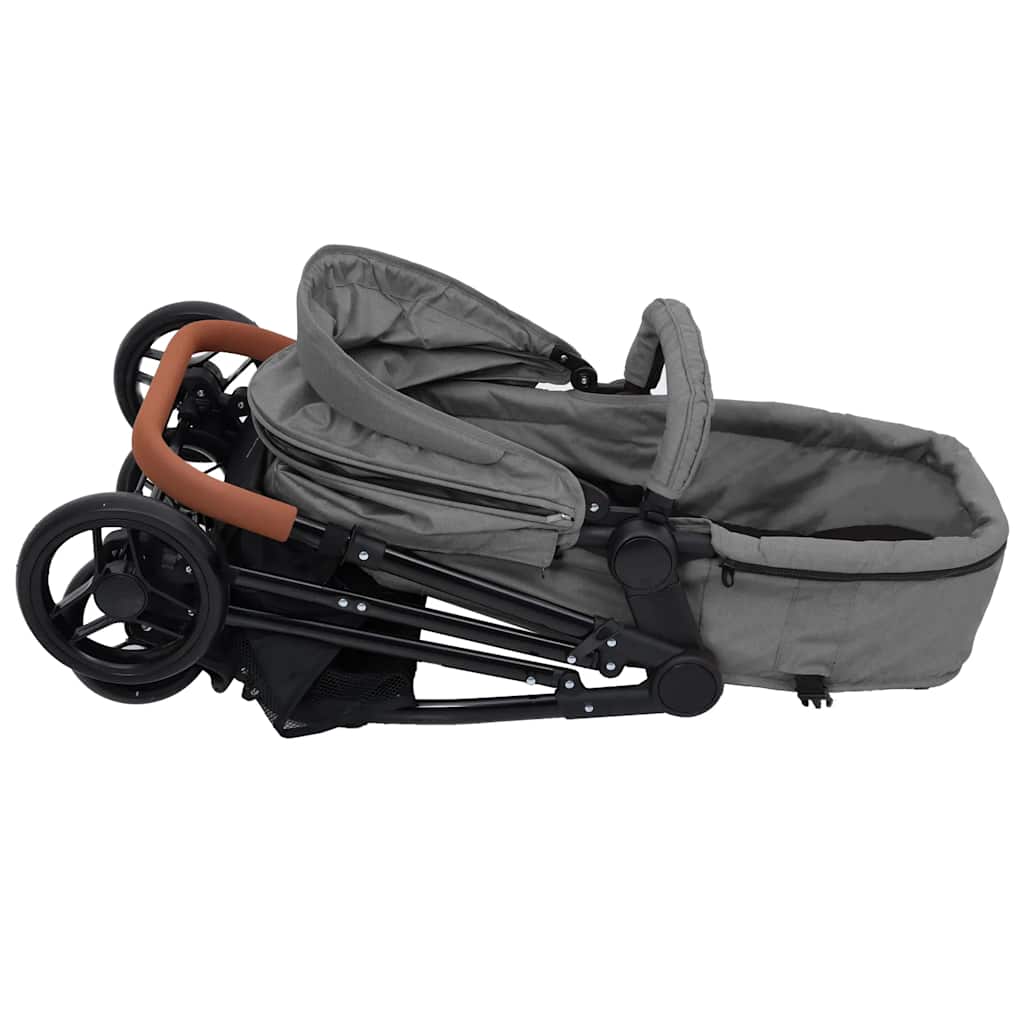 Buggy – Wandelwagen – Kinderwagen – Plooibuggy – Reisbuggy – 3-in-1 Multifunctioneel – Stabiel Stalen Frame – Verstelbare Zitpositie – Inklapbaar Compact