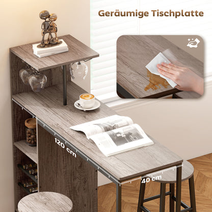 3-laagse plantenstandaard – plantenrek – bloemenrek – plantenhouder – plantenbak – Blauw-wit – duurzaam PVC – compact design