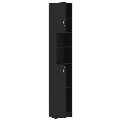 Opbergrek Badkamer – Badkamerkast Organizer – Opbergrek Kast – Badkameropbergsysteem – Badkamer Organizer – Zwart Aluminium – Ruimtebesparend & Duurzaam
