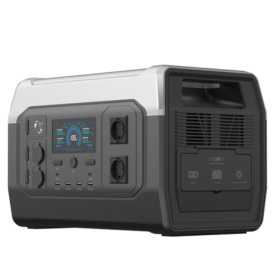 Portable Powerstation – Draagbare Generator – Powerstation – Powerbank – Noodstroom – 1800W Output – 1024Wh Lithiumbatterij