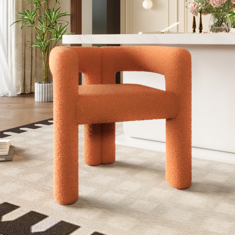 Bureaustoel – Ergonomische Stoel – Kantoorstoel – Eetkamerstoel – Fauteuil – Premium Teddy Fleece – Max. 160 kg Draagvermogen