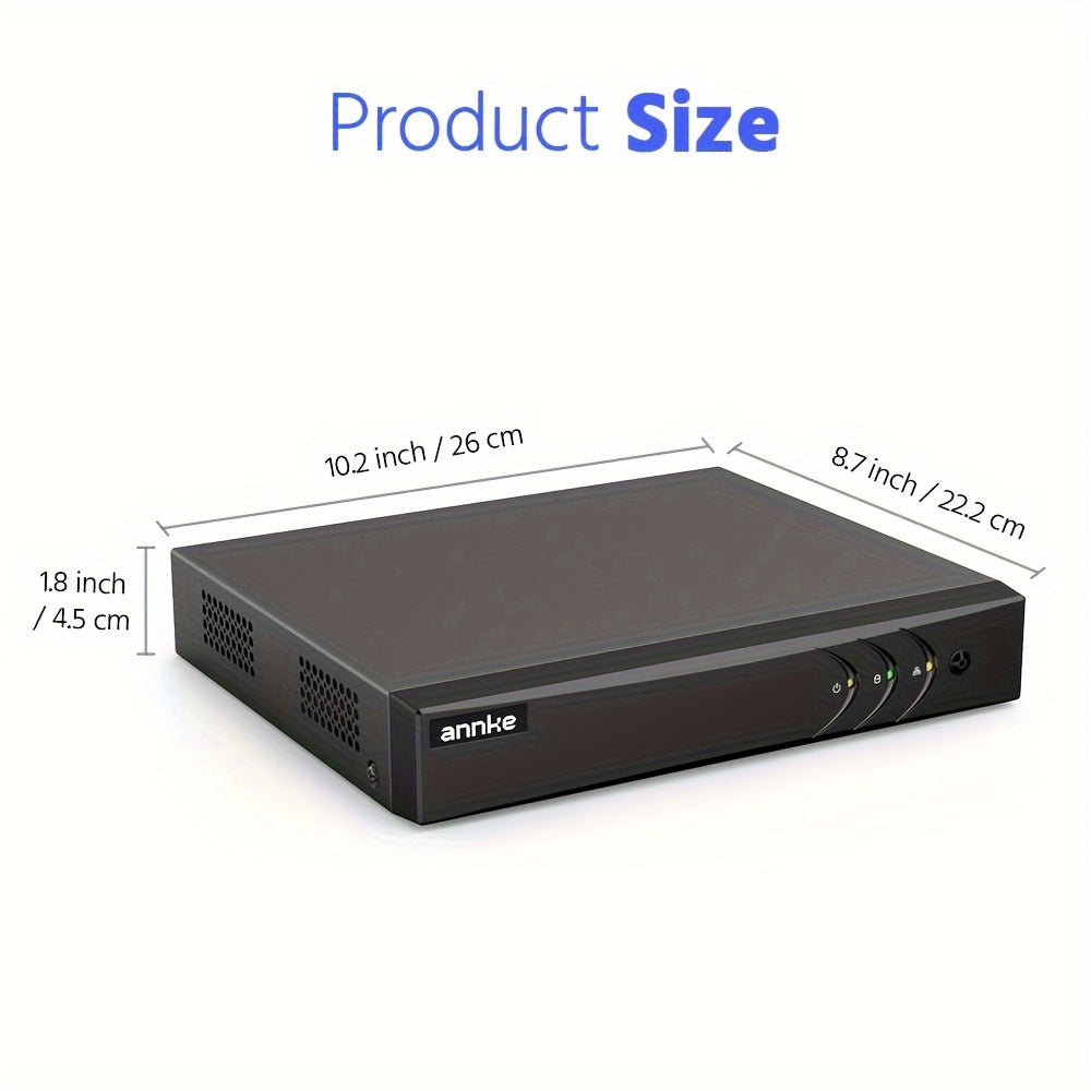 3K Lite DVR – Beveiligingsrecorder – Video-opnamesysteem – Digitale Videorecorder – Veiligheidsopslag – 1TB Opslagcapaciteit – Hardwired Voeding – 110V-240V Compatibel