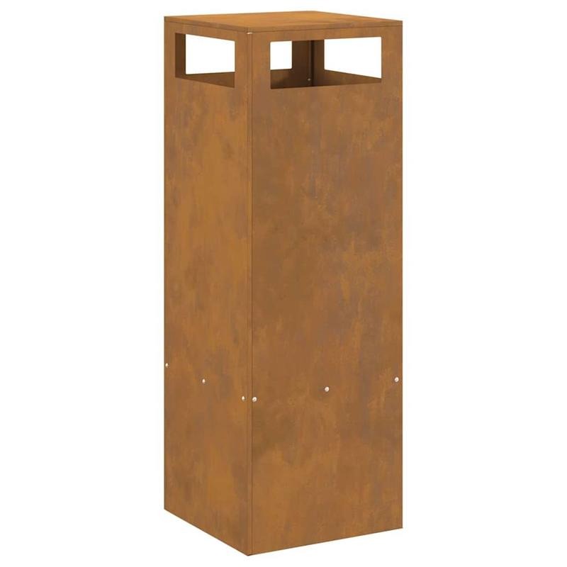 Draagbare Vuurkorf – Vuurschaal – Buitenhaard – Mini Fireplace – Buitenkachel – Compact 35cm – Duurzaam Metalen Design – Bruin