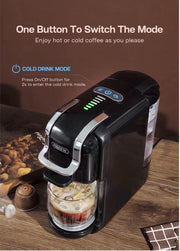 5 in 1 Koffiezetapparaat - Koffie Apparaat - Koffiemachine - Koffiemachines - Koffiemachines - Meerdere Capsules - Cappuccino - Latte - Heet/Koud - 5 In 1