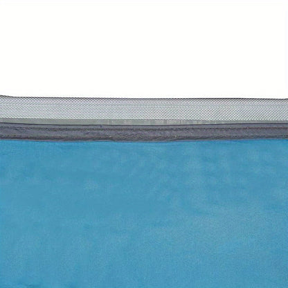 Tentfly – Schaduwdoek – Kampeertent – Buitentent – Zonnescherm – Blauw – Waterdicht Polyester – 250 x 260 x 260 cm Ruim