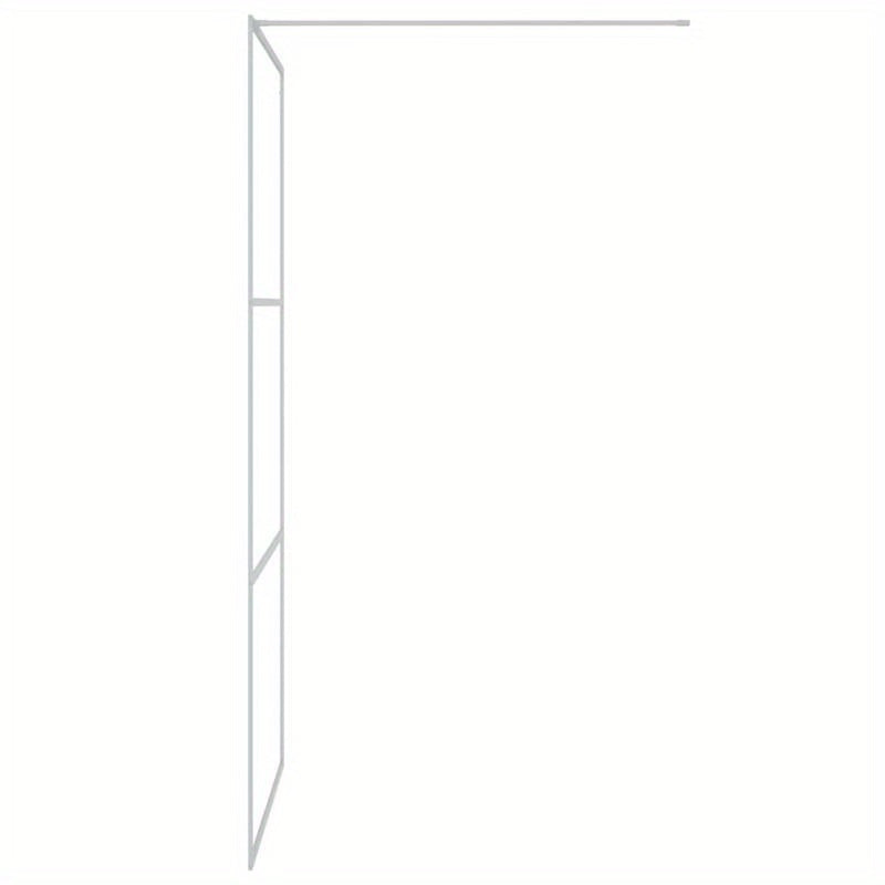 Douchewand – Douchedeur – Douchewand Inloopdouche – Douchepaneel – Zilver – Gehard Veiligheidsglas – 100x195 cm – Eenvoudige Montage