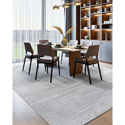vloermat – vloerkleed – tapijt – vloerbedekking – mat – extra groot formaat – anti-slip – wasbaar – modern design – zacht grijs – zwaar en duurzaam