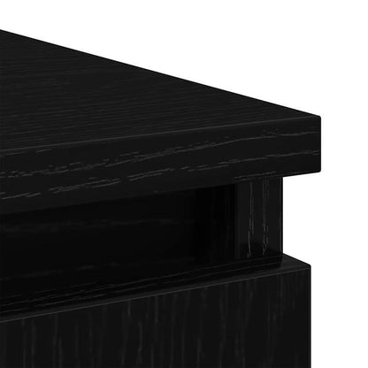 Buffetkast – Opbergkast – Dressoir – Kast – Sideboard – Zwarte Eikenlook – Lockable Laden – Compact 71x35x84 cm