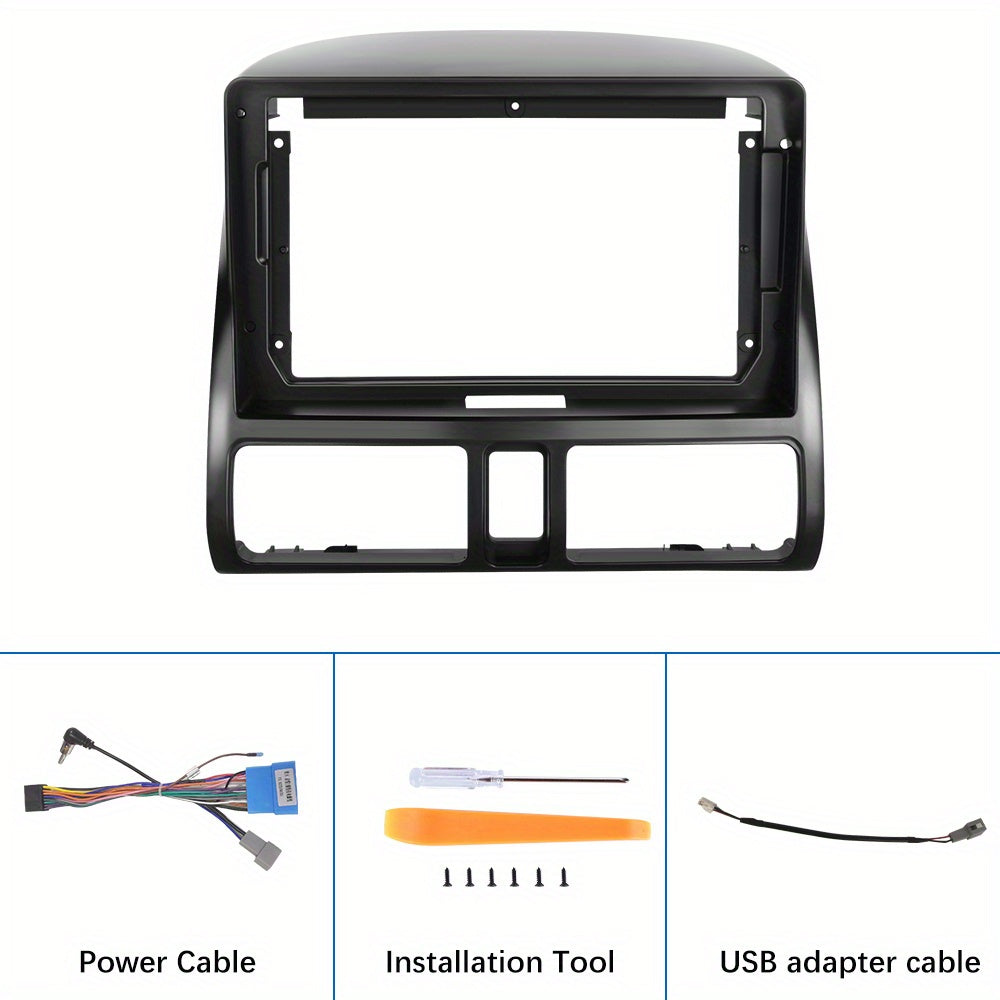 Android 15 Auto Multimedia – Car Stereo – Navigatiesysteem – Touchscreen Radio – Double Din Stereo – 9 Inch IPS Scherm – Draadloos CarPlay & Android Auto – Inclusief AHD Achteruitrijcamera & Stuurwielbediening