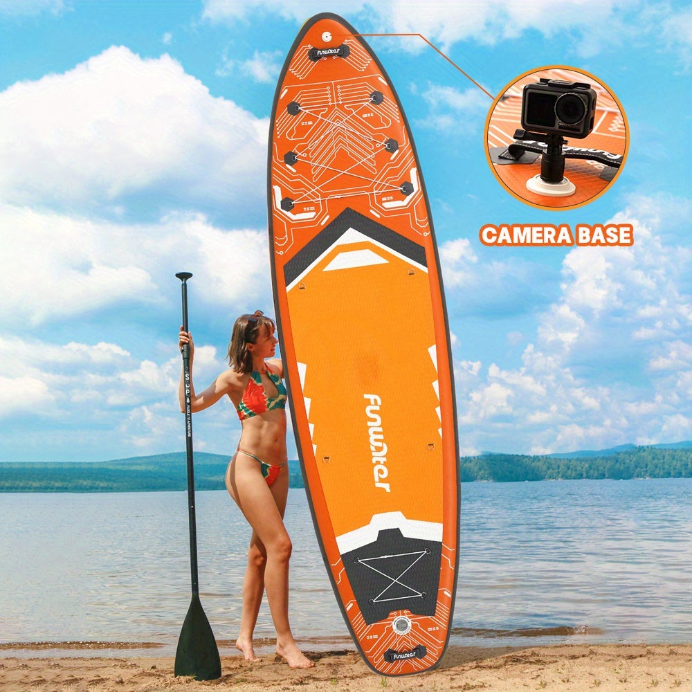 Paddleboard – SUP Board – Stand Up Paddle – Inflatable Board – Opblaasbaar Paddleboard – Cyber Oranje – Duurzaam PVC – Lichtgewicht Design