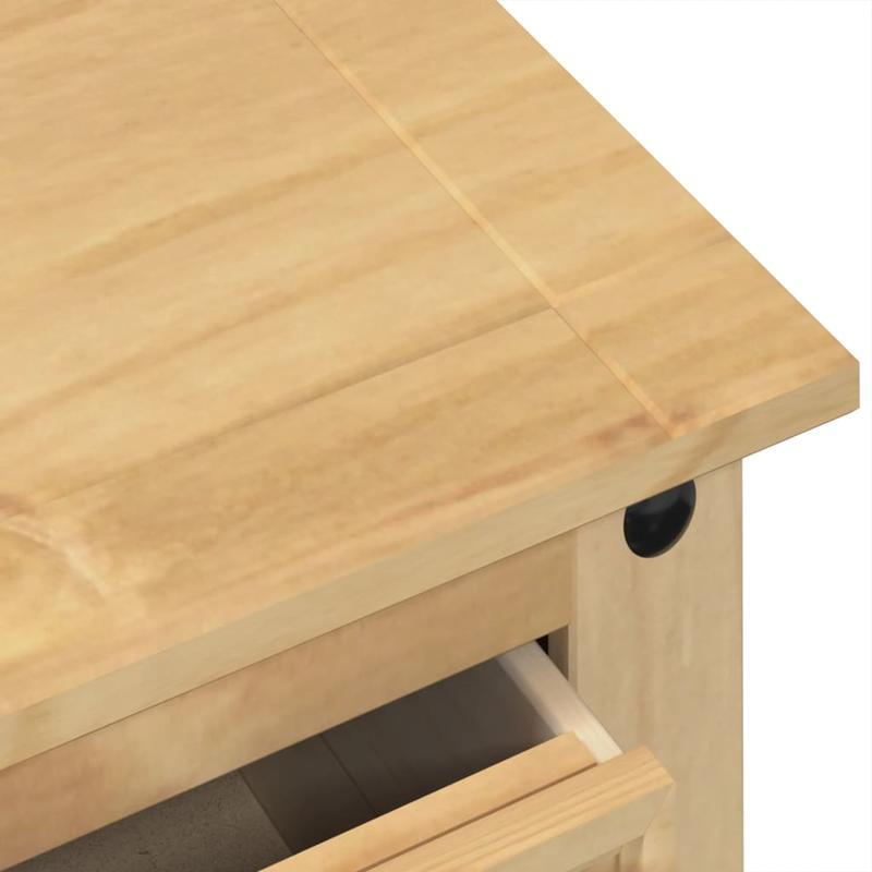 Ladekast – Ladekastje – Opbergkast – Kastje – Ladenkast – Massief Grenenhout – Bruine Afwerking – Ruime Opbergruimte 92x48x114 cm