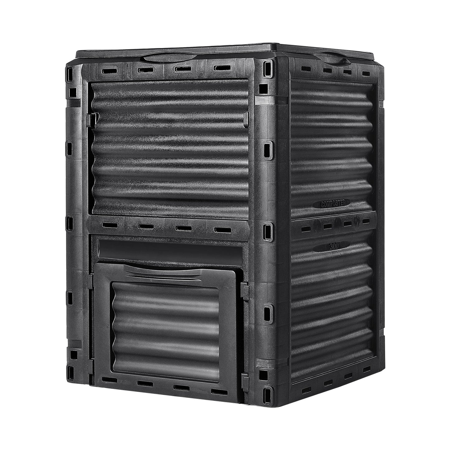 Compostbak – Tuinafvalbak – Composteerbak – Organische Afvalbak – Compostcontainer – 800 Liter Capaciteit – Weerbestendig Lichtgewicht Materiaal