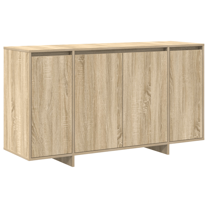 Oak Sideboard Sonoma eiken Gefabriceerd wood 135 x 41 x 75cm Practical and removable