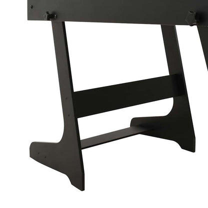 Biljarttafel – Pooltafel – Tafelbiljart – Biljardtafel – Opvouwbare Balilla – Aluminium Frame – Compact 121x61x80 cm – Zwart Design