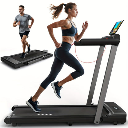 Loopband – Wandelband – Hardloopband – Treadmill – Walking Pad – Inklapbaar – 2,5 PK Motor – 12 Programma’s & Dual LED Display